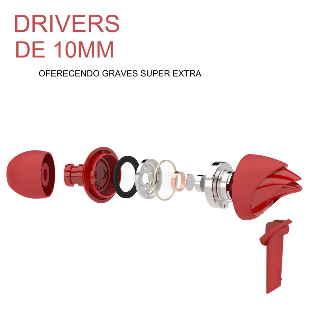 Boat BassHeads 100 in-Ear Headphones with Mic (Black)