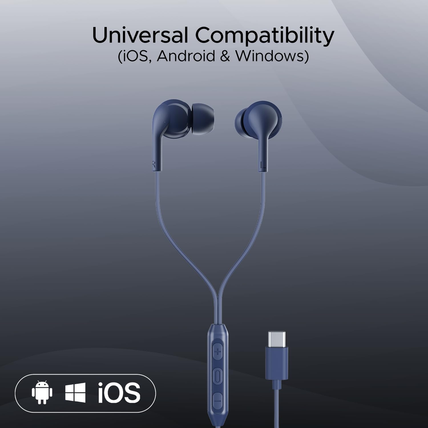 Boat BassHeads 100 in-Ear Headphones with Mic (Black)