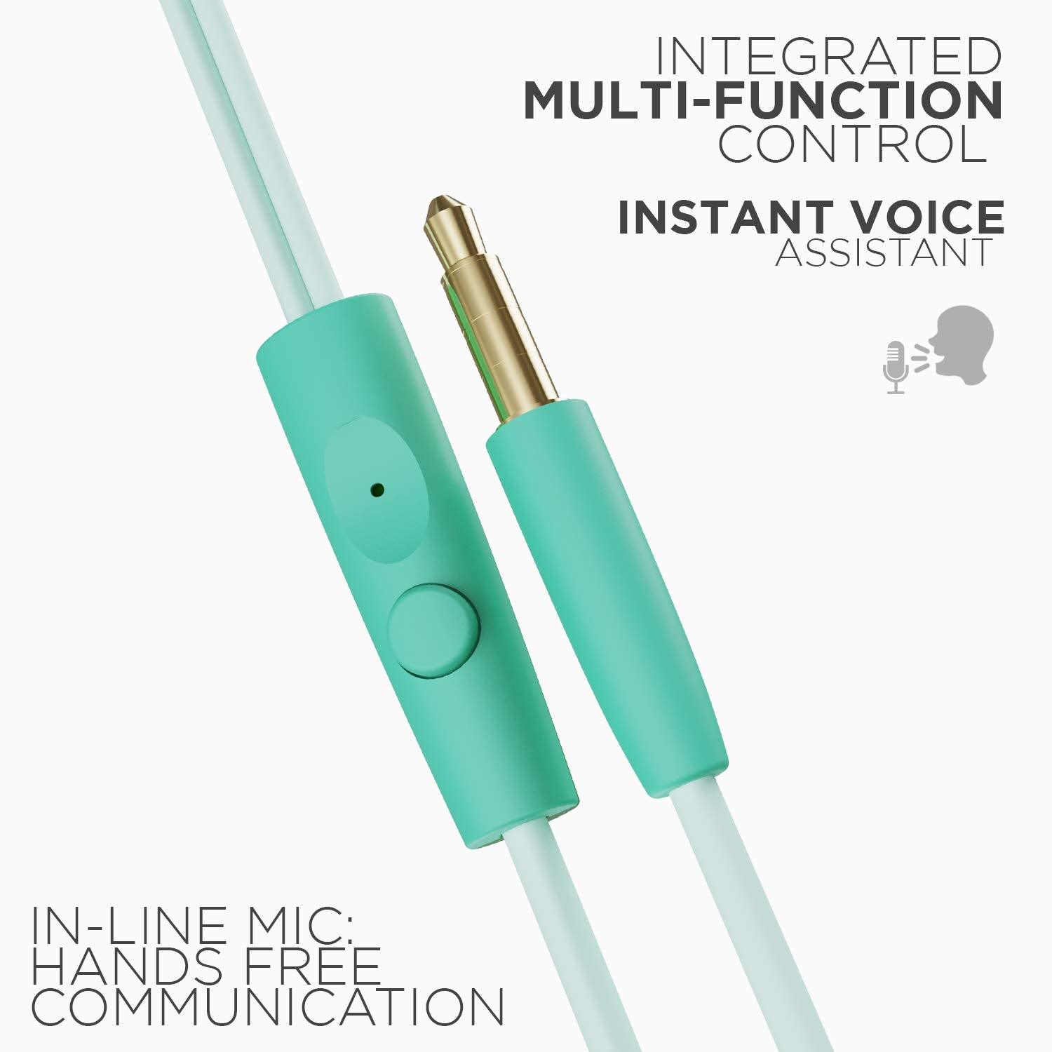 Boat BassHeads 100 in-Ear Headphones with Mic (Black)