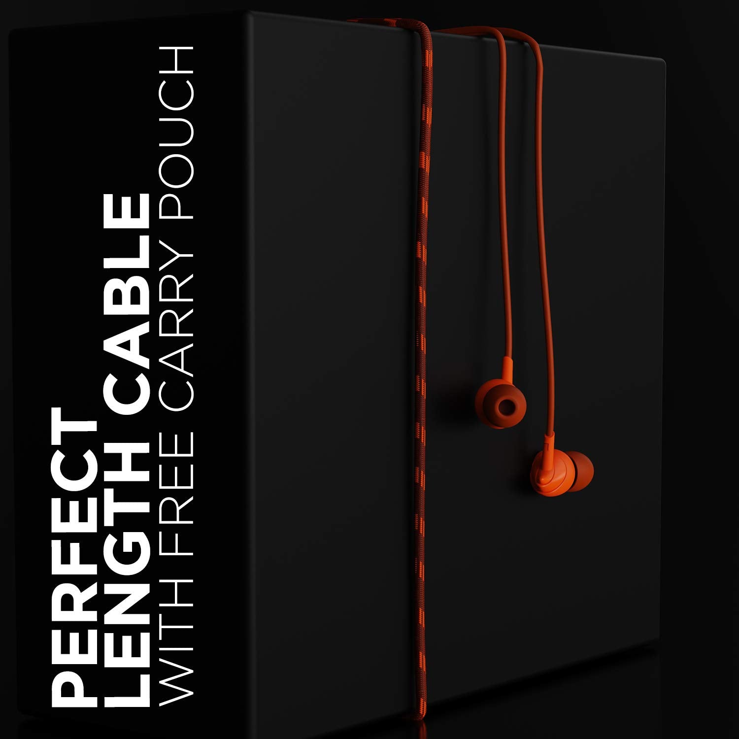 Boat BassHeads 100 in-Ear Headphones with Mic (Black)