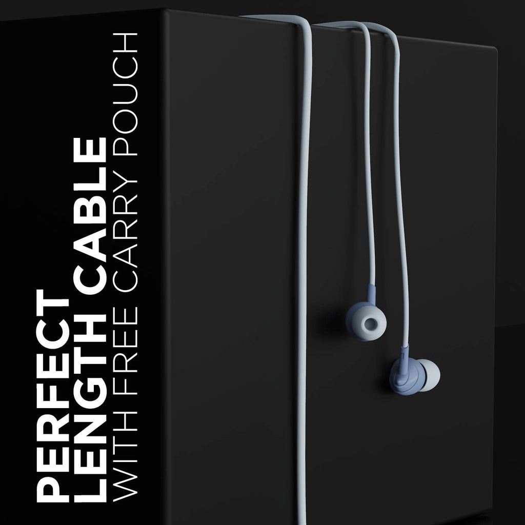 Boat BassHeads 100 in-Ear Headphones with Mic (Black)