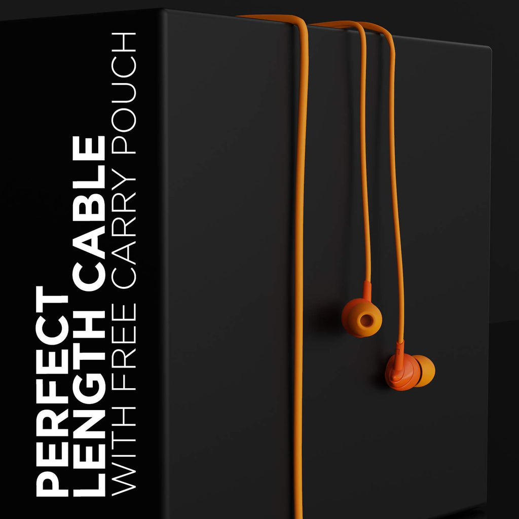 Boat BassHeads 100 in-Ear Headphones with Mic (Black)