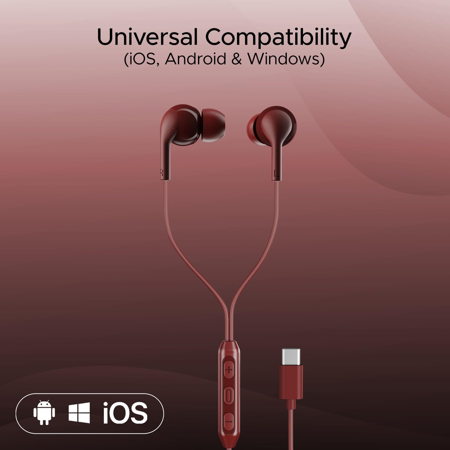 Boat BassHeads 100 in-Ear Headphones with Mic (Black)