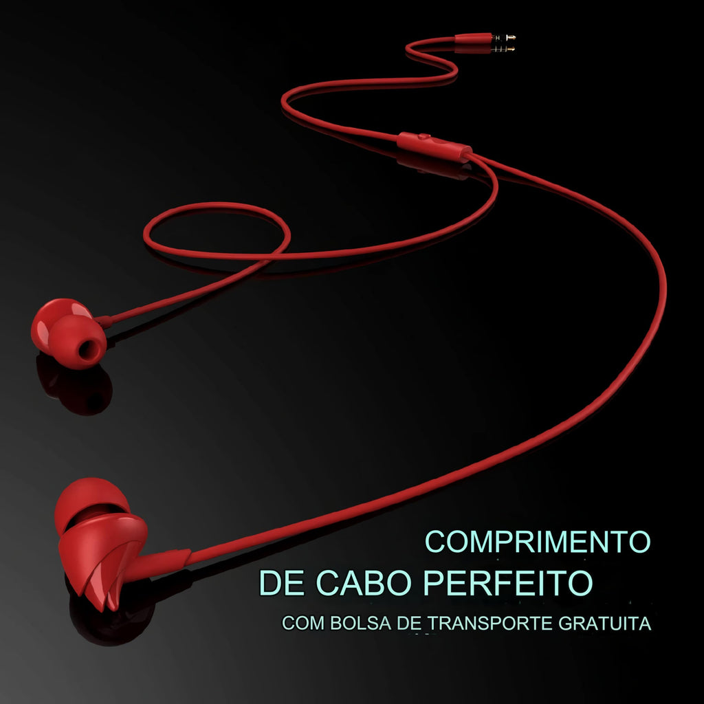 Boat BassHeads 100 in-Ear Headphones with Mic (Black)