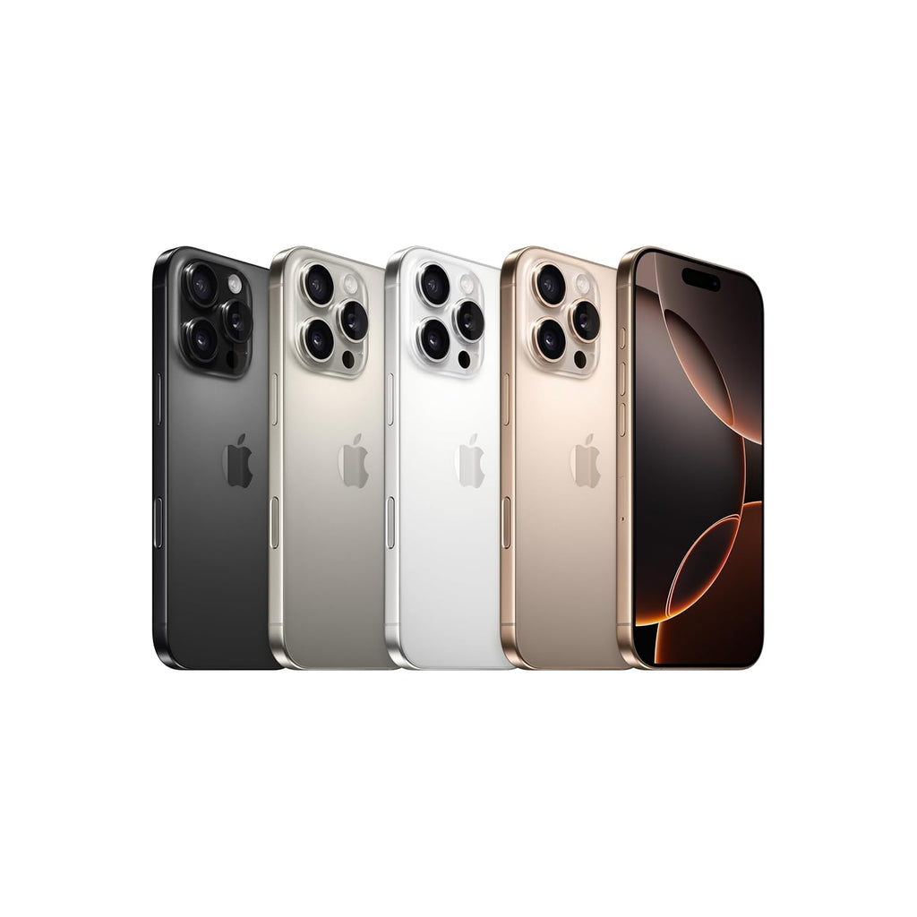 iPhone 16 Pro 256 GB: 5G Mobile Phone with Camera Control, 4K 120 fps Dolby Vision and a Huge Leap in Battery Life. Works with AirPods; White Titanium
