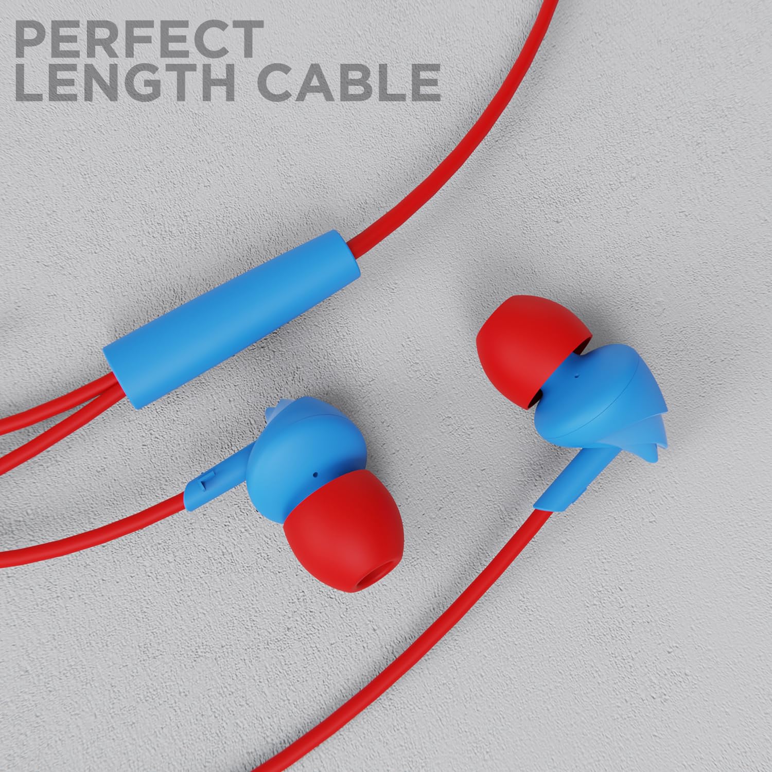 Boat BassHeads 100 in-Ear Headphones with Mic (Black)